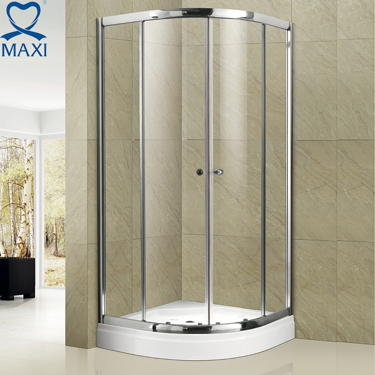 Direct factory wire-electrode cutting toilet portable glass shower cabin